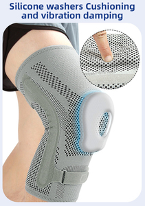 Rodillera de Compresión Transpirable con Amortiguación de Doble Resorte y Cojín de Silicona para Alivio del Dolor de Rodilla - Product Image 6