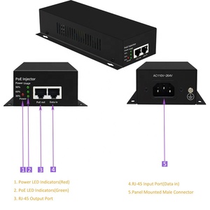 산업용 BT 90W 액티브 <span class=keywords><strong>PoE</strong></span> 인젝터 IEEE802.3af/at 단일 <span class=keywords><strong>POE</strong></span> pply 어댑터 기가비트 포트 <span class=keywords><strong>POE</strong></span> 스위치 무선 AP 카메라 - Product Image 3