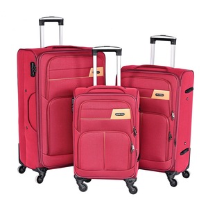 Wholesale 20"24"28" Trolley Soft Fabric Lightweight Luggage Sets Cheap Price Travel Trolley <b>Suitcases</b> Set - Product Image 1