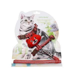 Arnés de Lujo Ajustable para Conejos con Luces LED, 100% Algodón Floral para Animales Pequeños, Hurones, Cobayas, Erizos, Correa para Pasear al Aire Libre - Product Image 5