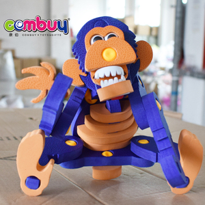 Lắp Ráp Trò Chơi 3D Chiều Khỉ Đồ Chơi Đồ Chơi EVA Xây Dựng Khối - Product Image 4