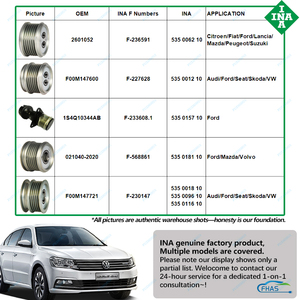 Polea de <span class=keywords><strong>Alternador</strong></span> INA OEM para Mitsubishi, Land Rover, Nissan, Audi, Ford, BMW, VW, Peugeot, Fiat, Mazda, Citroën, <span class=keywords><strong>Renault</strong></span> - Product Image 2