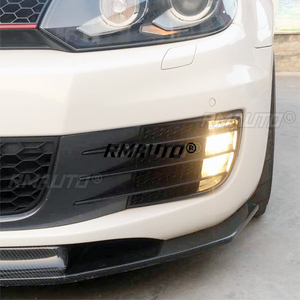 Car Front Fog Lamp Cover Trim HONEYCOMB Fog Lamp Grille Body Kit for VW Golf MK6 GTI GTD 2008-2013 Fog <b>Light</b> Grille <b>Accessories</b> - Product Image 6