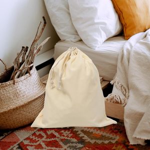 Cotton Canvas Laundry Bag With Handles - Product Image 5