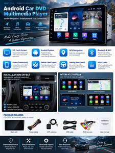 Convient pour <span class=keywords><strong>Ford</strong></span> <span class=keywords><strong>Focus</strong></span>, unité tout-en-un de navigation GPS Android MP5 Bluetooth HD 7 pouces pour voiture. - Product Image 4