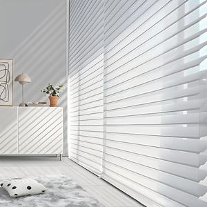 Tuya Smart Control Controlador de cortina eléctrica Control remoto de metal moderno Persianas enrollables motorizadas Instalación integrada Horizontal - Product Image 6