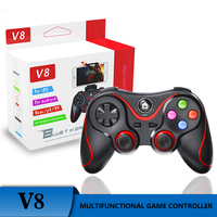 Contrôleur de jeu de téléphone portable avec support de téléphone portable Contrôleur de jeu multifonction sans fil Bluetooth IOS Android Switch