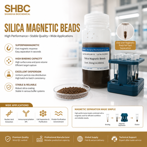 <b>Silica</b> Magnetic <b>Beads</b> for Nucleic Acid Extraction Genomic DNA/RNA Purification Silicon Hydroxyl Surface Coated <b>Beads</b> - Product Image 3
