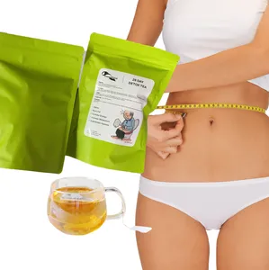 Atacado melhor Flat barriga chá natural Rápido Forte Perder Peso Emagrecimento Flat barriga chá 28 dias de desintoxicação