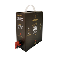 Sac souplesse aseptique recyclable personnalisé de 5 litres avec valve pour huile extra vierge, pâte de fruits, sirop enzymatique, huile d'olive comestible - NY/PE+PE