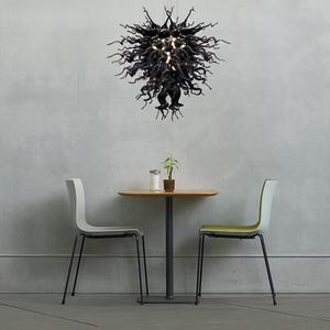 <span class=keywords><strong>Lustre</strong></span> en verre soufflé artisanal <span class=keywords><strong>noir</strong></span> élégant LONGREE pour la maison, salle à manger, cuisine - Product Image 6