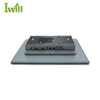 Panel de ordenador resistente al agua de 15 pulgadas, personalizado, todo en uno, industrial, pc, ventana usb, linux, industrial, sin ventilador, con wifi