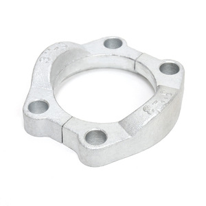 ROKE Carbon Steel Flange <b>Clamp</b> 1/2-5 In Threaded Connection SAE Flange <b>Pipe</b> <b>Clamp</b> - Product Image 1