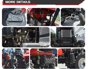 CE-Zertifizierung Kleiner Mini 40 PS 50 PS 60 PS 70 PS 80 PS 90 PS 100 PS Bagger lader Traktor mit Frontlader und Bagger lader - Product Image 6