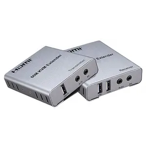 60m扩展器HDMI USB KVM扩展器HDMI视频音频以太网局域网扩展器KVM HDMI 60M 1080P