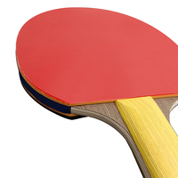 Raquettes de tennis de table en fibre de carbone, poignée Shakehand, poignée Pen-Hold, raquette finie