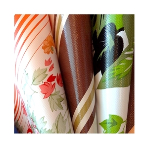 <b>Waterproof</b> PVC Coated Tarpaulin Fabric Polyester 300D 500D 1000D for Tent Canopy Awning Rain and Cargo <b>Cover</b> - Product Image 1