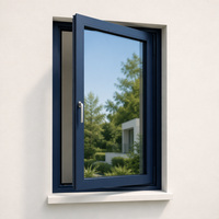 SERIE MINIMALISM Ventanas Ultra Estrechas de Doble Vidrio con Perfil de Aleación de Aluminio, Certificación CE, con Mosquitera para Hogares