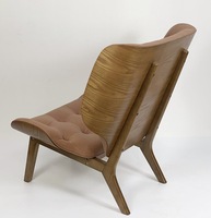 Fauteuils d'appoint design danois bon marché, fauteuils de salon, fauteuil de salon, canapé, fauteuil en bois courbé rembourré, fauteuil mammoth