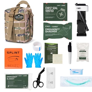 High Quality Individual Trauma First Aid Kit with Tourniquet CG-T1 Model 21x15x10cm Ultraviolet Light Disinfecting