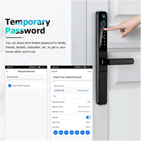 Elock Es264 Smart Deurklink Lttlock Lock Wachtwoord Keyless Code Wachtwoord Biometrische Vingerafdruk Smart Lock
