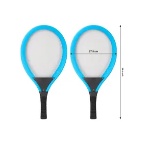 Hot Koop Plastic Outdoor Sport Spel Speelgoed Kids Tennis Rackets Set 2 Stuks Met Een Bal