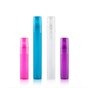 Botella de perfume rellenable con atomizador giratorio, botella de plástico de color redondo de fácil transporte, relleno inferior vacío, mini 5, <span class=keywords><strong>7</strong></span>, 10 <span class=keywords><strong>ml</strong></span> - Product Image 5