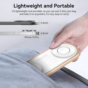 Cargador Inalámbrico Magnético 3 en <span class=keywords><strong>1</strong></span> para iPhone/<span class=keywords><strong>Pro</strong></span>/Watch y USB-C, 18W QC 3.0, Diseño Plegable para Viajes - Product Image 5