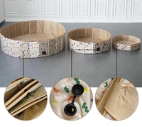 Piscine à balles pliante en PVC avec équipement de jeu doux pour enfants d'intérieur portable piscine à balles en soie de lait pour nouveau-nés
