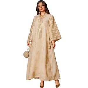 Personalización de Fábrica, Personalización de Logotipo, OEM, ODM, Elegante Abaya de Dubái, Moda Musulmana, Túnica Larga, Abaya Estilo Dubái, Abaya Musulmana de Lujo - Product Image 2
