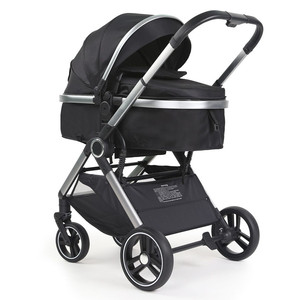 Cochecito <span class=keywords><strong>de</strong></span> Bebé 2 en 1 <span class=keywords><strong>con</strong></span> Asiento <span class=keywords><strong>de</strong></span> Auto Seguro, Cómodo y <span class=keywords><strong>con</strong></span> Amortiguación, Cochecito <span class=keywords><strong>de</strong></span> <span class=keywords><strong>4</strong></span> <span class=keywords><strong>Ruedas</strong></span> para Niños Pequeños <span class=keywords><strong>con</strong></span> Mango Reversible - Product Image 2