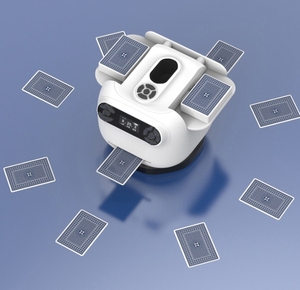Máquina distribuidora automática <span class=keywords><strong>de</strong></span> barajado y reparto <span class=keywords><strong>de</strong></span> póquer, herramienta Universal <span class=keywords><strong>de</strong></span> naipes, distribuidor <span class=keywords><strong>de</strong></span> <span class=keywords><strong>cartas</strong></span> <span class=keywords><strong>giratorio</strong></span> <span class=keywords><strong>de</strong></span> 360 grados - Product Image 6