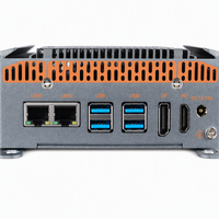 Mini PC Industrial con Doble LAN 2.5G, 2 COM, 14.ª Generación 125H 155H, 2*DDR5, Riel DIN, Amplio Rango de Temperatura, PC Integrado OEM