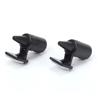 2 pièces de sifflets de sécurité automobile XMAXVISION de haute qualité, universels, en ABS noir, accessoires extérieurs