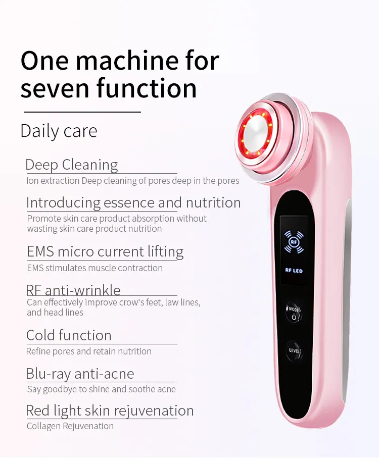Ürünler 2024 güzellik equirf Rf gençleştirme güzellik cihazları kaldırma anti-kırışıklık cilt için elektrikli yüz masajı