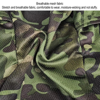 Pasamontañas de Camuflaje, Protección Solar, Transpirable, Máscara Facial Completa, Gorra Interior para Casco de Bicicleta/Motocicleta, para Hombres y Mujeres, Máscara de Ciclismo