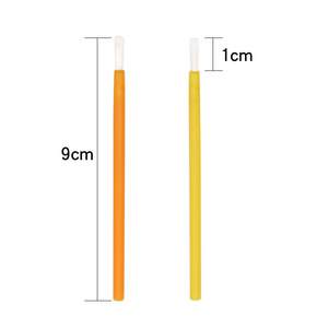 Nouveau bâtonnet applicateur de maquillage portable en nylon coloré jetable pour lèvres et ongles, avec manche en plastique de 9 cm - Product Image 4