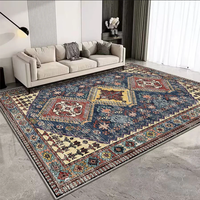 Tapis de salon de luxe léger, haut de gamme, résistant aux taches, facile à nettoyer, imperméable, style italien minimaliste moderne