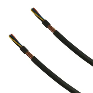 Insulated Copper Insulated RVVY Power Cord Oil Cold Resistant Flexible Control Cable PVC Insulation Drag Chain Cable RVs Industrial Use