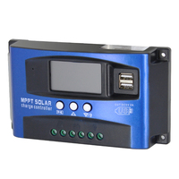 Contrôleur de Charge solaire MPPT PWM 100a 60a 50a 40a 30a régulateur d'énergie solaire 12V 24V Auto double USB affichage LCD déchargeur de Charge