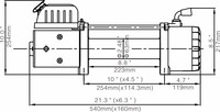 Runva CE approuvé stable tirant 9500 lbs 4t treuil à moteur électrique pour Jeep, Truck & Suv EWX9500U
