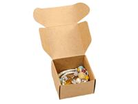 Boîte d'emballage en papier kraft en gros, boîte en papier pour savon artisanal