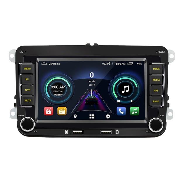 2 Din Android 12 Car Radio Stereo Video Autoradio GPS Wifi BT FM for Volkswagen/VW/Polo/Passat /SEAT/Toledo Car Audio System