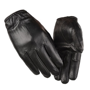 Gants de conduite pour homme en cuir de chèvre monocouche pour l'automne, antidérapants, pour moto, avec cuir souple pour usage extérieur - Product Image 6