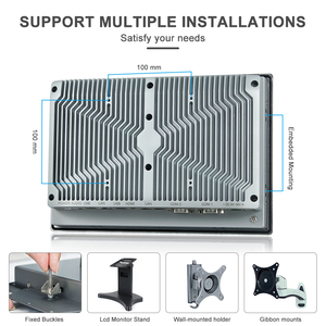 7-32 pulgadas Industrial Linux/win10 11 todo en uno integrado/montado en la pared Panel táctil de aleación de aluminio PC computadora - Product Image 4