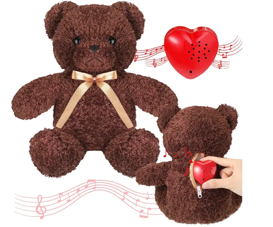 Ich liebe dich Teddybär Voice Recorder personal isierte Plüschtiere mit Sound box