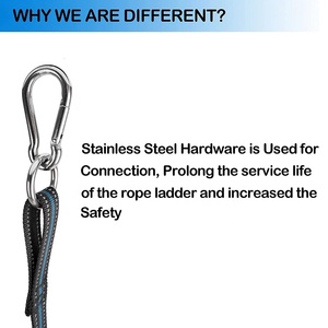 <span class=keywords><strong>Escalera</strong></span> de cuerda para extensión de barco, <span class=keywords><strong>escalera</strong></span> plegable de 3 escalones para <span class=keywords><strong>velero</strong></span>, Kayak y canoa - Product Image 5