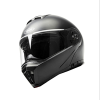 Casques de moto rabattables mats en ABS de haute qualité avec double visière