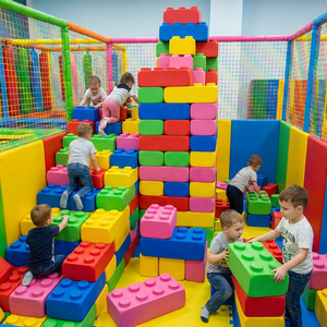 Blocs de Construction géantes en plastique pour enfants, 1000 pièces, blocs géantes, multi-couleurs, jeu éducatif, Center de jeu - Product Image 3