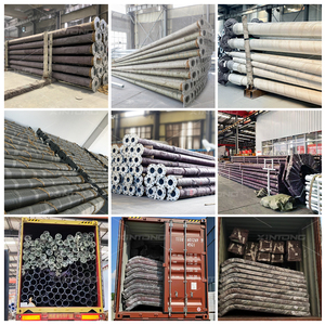 Xintong Thép Mạ Kẽm 4M 5M 6M 7M 8M 9M 10M 12M Ngoài Trời Năng Lượng Mặt Trời Đường Phố Bài Đèn Cực Đôi Cánh Tay Đơn Giá Ánh Sáng Đường Phố Cực - Product Image 5